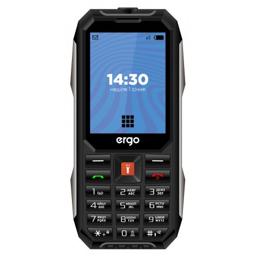 Кнопковий телефон ERGO E283 Energy Dual Sim Black купити в Україні | Telemart фото