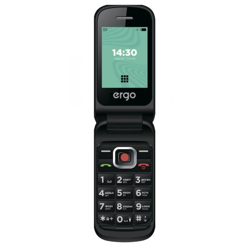 Кнопковий телефон ERGO F241 Flex Dual Sim Black купити в Україні | Telemart фото