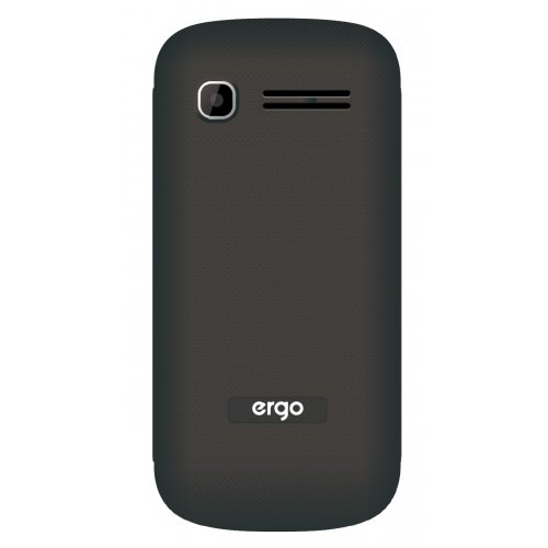 Кнопковий телефон ERGO R202 Respect Dual Sim Black купити в Україні | Telemart фото