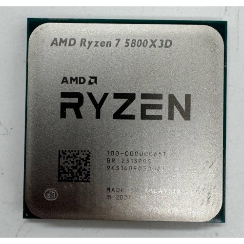 Процесор AMD Ryzen 7 5800X3D 3.4(4.5)GHz 96MB sAM4 Tray (100-000000651) (Відновлено продавцем, 901119) купити в Україні | Telemart фото