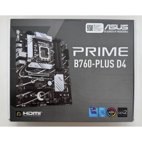 Материнская плата Asus PRIME B760-PLUS D4 (s1700, Intel B760) (Восстановлено продавцом, 901153) купить в Украине | Telemart фото