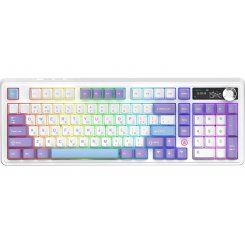 Клавиатура Ajazz AK980 V2 Maillard Switch RGB Wireless (AK980-V2-M-PWB) White