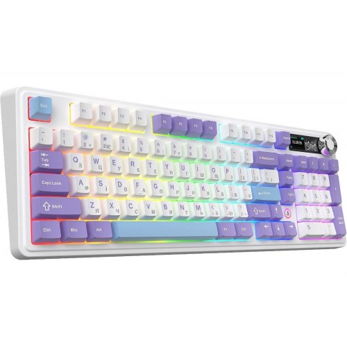 Клавиатура Ajazz AK980 V2 Maillard Switch RGB Wireless (AK980-V2-M-PWB) White купить в Украине | Telemart фото