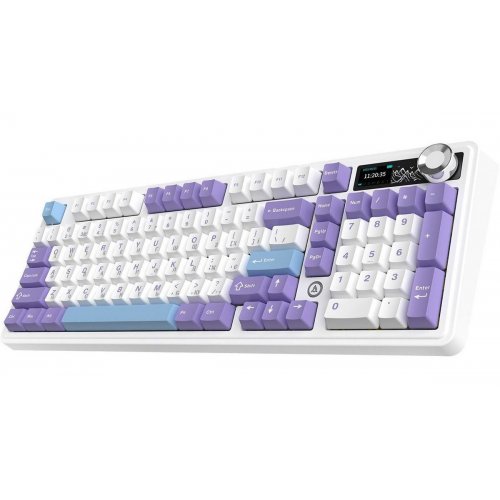 Клавиатура Ajazz AK980 V2 Maillard Switch RGB Wireless (AK980-V2-M-PWB) White купить в Украине | Telemart фото