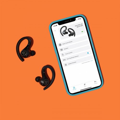 Наушники JLab Epic Air Sport ANC (IEUEBEAIRSPTNCRBLK82) Black купить в Украине | Telemart фото