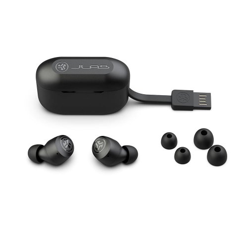 Навушники JLab GO Air Pop (IEUEBGAIRPOPRBLK124) Black купити в Україні | Telemart фото