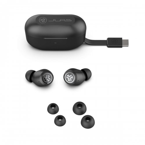 Навушники JLab JBuds ANC (IEUEBJBANCRBLK82) Black купити в Україні | Telemart фото