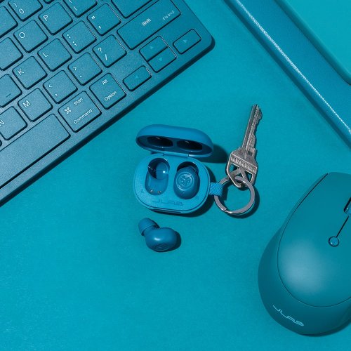 Наушники JLab JBuds Mini (IEUEBJBMINIRAQUA124) Aqua купить в Украине | Telemart фото
