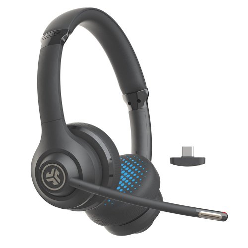 Наушники JLab GO Work Wireless (IEUHBGOWORKRBLK4) Black купить в Украине | Telemart фото