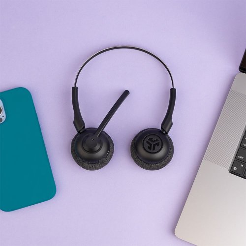 Навушники JLab GO Work Pop Wireless (IEUHBGWRKPOPRBLK4) Black купити в Україні | Telemart фото