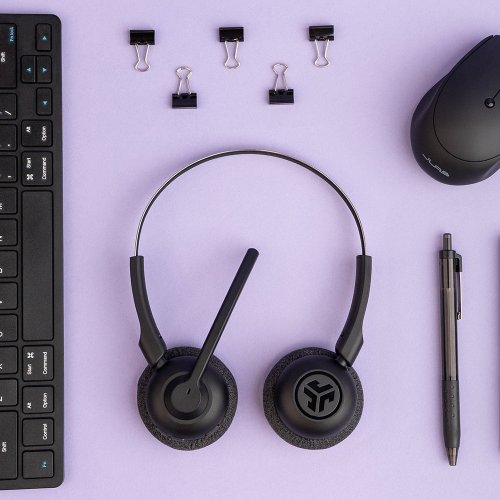 Навушники JLab GO Work Pop Wireless (IEUHBGWRKPOPRBLK4) Black купити в Україні | Telemart фото