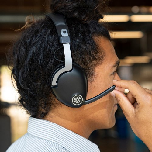 Наушники JLab JBuds Work Wireless (IEUHBJBUDSWORKRBLK4) Black купить в Украине | Telemart фото