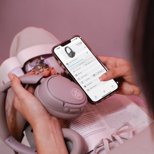 Навушники JLab JBuds LUX ANC (IEUHBJLUXANCRMVE62) Mauve купити в Україні | Telemart фото