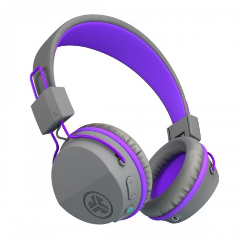 Наушники JLab JBuddies Studio Kids Wireless (IEUHBSTUDIORGRYPRPL4) Grey/Purple купить в Украине | Telemart фото