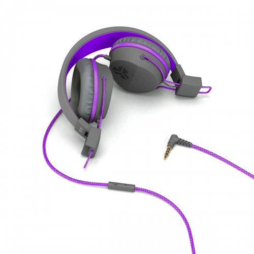 Навушники JLab JBuddies Studio Kids (IEUHJKSTUDIORGRYPRP6) Grey/Purple купити в Україні | Telemart фото