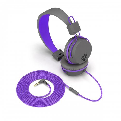 Навушники JLab JBuddies Studio Kids (IEUHJKSTUDIORGRYPRP6) Grey/Purple купити в Україні | Telemart фото