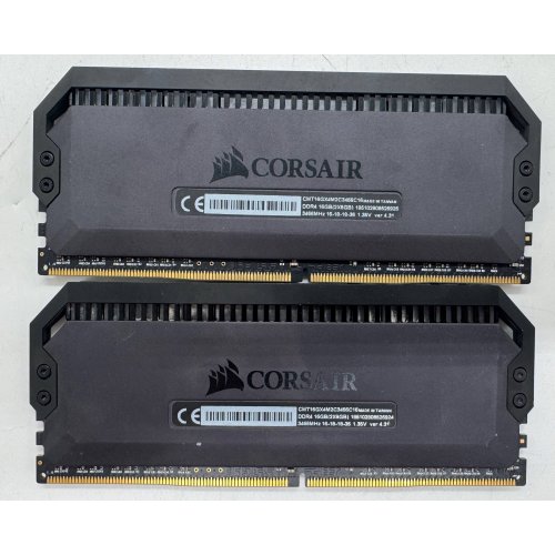 Озу Corsair DDR4 16GB (2x8GB) 3466Mhz Dominator Platinum RGB (CMT16GX4M2C3466C16) (Восстановлено продавцом, 901432) купить в Украине | Telemart фото