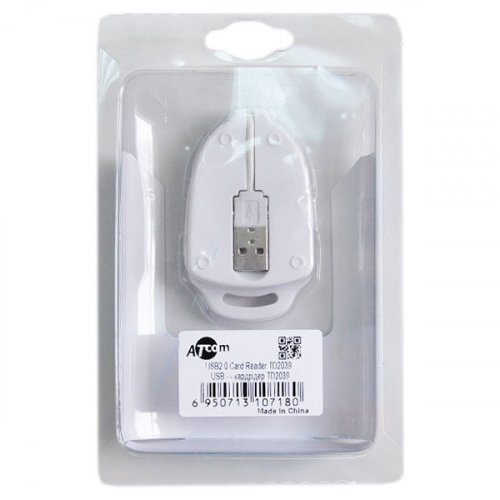 Купить Кардридер ATcom TD2039 USB 2.0 microSD/TF (10718) White - цена в Харькове, Киеве, Днепре, Одессе
в интернет-магазине Telemart фото