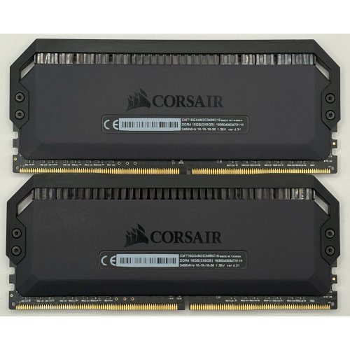 Озу Corsair DDR4 16GB (2x8GB) 3466Mhz Dominator Platinum RGB (CMT16GX4M2C3466C16) (Восстановлено продавцом, 901440) купить в Украине | Telemart фото