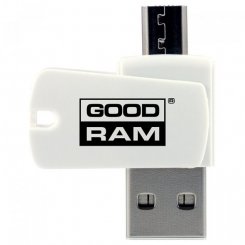 Фото Кардридер GoodRAM OTG USB 2.0/micro-USB microSD/HC/XC (AO20-MW01R11) White