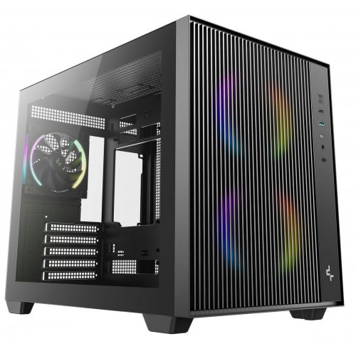 Корпус Deepcool CG330 Mesh 3F Tempered Glass без БЖ (R-CG330MESH-BKANM3-G) Black купити в Україні | Telemart фото