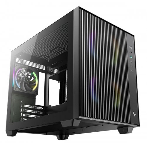 Корпус Deepcool CG330 Mesh 3F Tempered Glass без БЖ (R-CG330MESH-BKANM3-G) Black купити в Україні | Telemart фото
