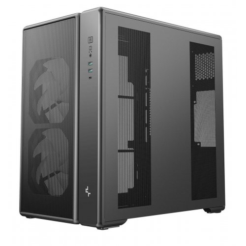 Корпус Deepcool CG590 Mesh 2F Tempered Glass без БЖ (R-CG590MESH-BKANA2-G) Black купити в Україні | Telemart фото