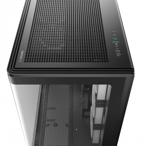 Корпус Deepcool CG590U 5F Tempered Glass без БЖ (R-CG590U-BKAGA5-G) Black купити в Україні | Telemart фото