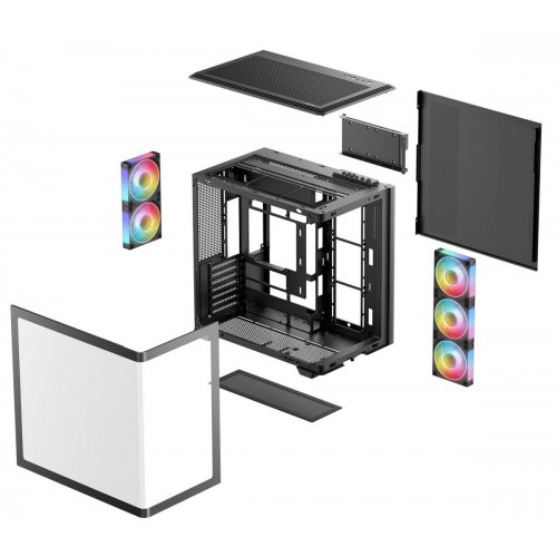 Корпус Deepcool CG590U 5F Tempered Glass без БЖ (R-CG590U-BKAGA5-G) Black купити в Україні | Telemart фото