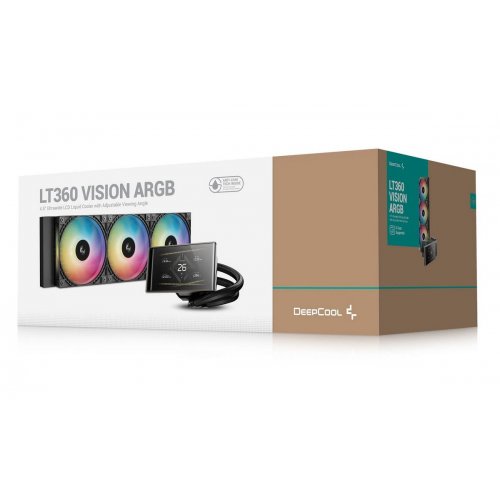 Готовая СВО Deepcool LT360 Vision ARGB (R-LT360VISION-BKAMMC-G-1) Black купить в Украине | Telemart фото