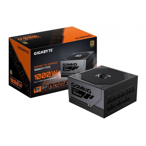 Блок питания Gigabyte Gaming 1000GM PG5 1000W (GP-GME1000GM PG5) Black купить в Украине | Telemart фото