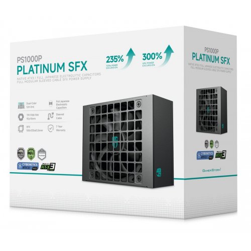 Блок питания Deepcool GamerStorm PS1000P 10000W (R-PSA00P-FE0B-JGEU) Black купить в Украине | Telemart фото