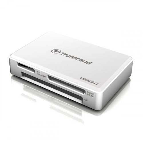 Кардрідер Transcend Cardreader USB 3.0 microSD/HC/XC (TS-RDF8W) White купити в Україні: Київ, Львів, Хмельницький, Тернопіль, Івано-Франківськ | Низька ціна, відгуки, характеристики від TELEMART фото