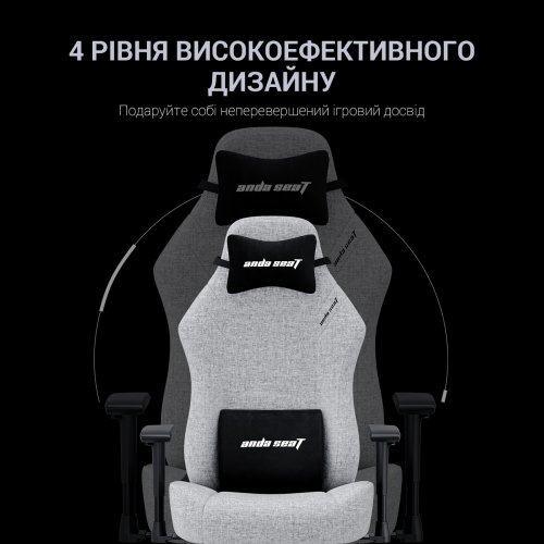 Игровое кресло Anda Seat Luna L Fabric (AD18-44-P-F) Pink купить в Украине | Telemart фото