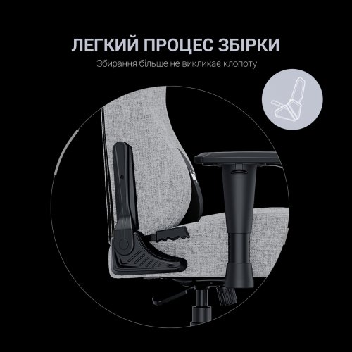 Игровое кресло Anda Seat Luna L Fabric (AD18-44-P-F) Pink купить в Украине | Telemart фото