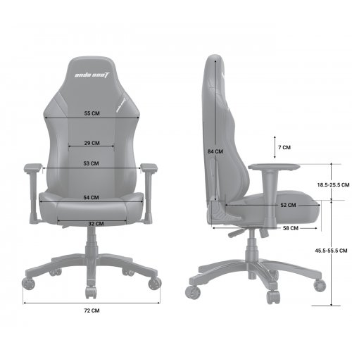 Игровое кресло Anda Seat Luna L Fabric (AD18-44-P-F) Pink купить в Украине | Telemart фото
