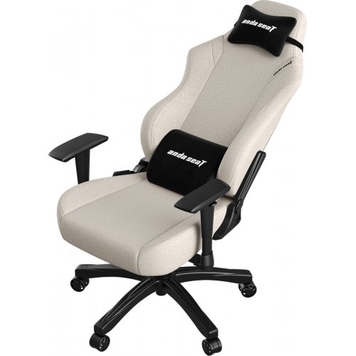 Игровое кресло Anda Seat Luna L Fabric (AD18-44-I-F) Ivory купить в Украине | Telemart фото