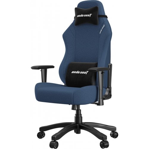 Ігрове крісло Anda Seat Luna L Fabric (AD18-44-S-F) Dark Blue купити в Україні | Telemart фото