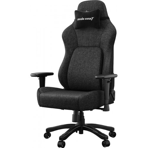 Ігрове крісло Anda Seat Phantom 4 L Fabric (AD18YSD-72-B-F-B01) Black купити в Україні | Telemart фото