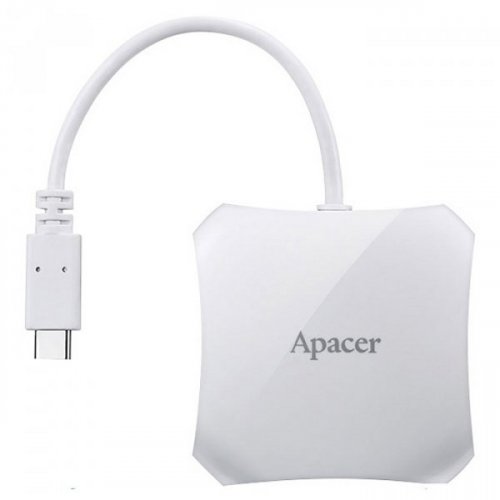 Купить USB-хаб Apacer AP350 USB 3.1 4-ports (APAP350W-1) White - цена в Харькове, Киеве, Днепре, Одессе
в интернет-магазине Telemart фото