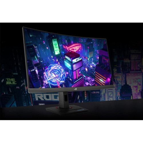 Уценка монитор Asus 31.5" ROG Strix XG32WCS (90LM0AC0-B01970) Black (Повреждена упаковка, 901622) купить в Украине | Telemart фото