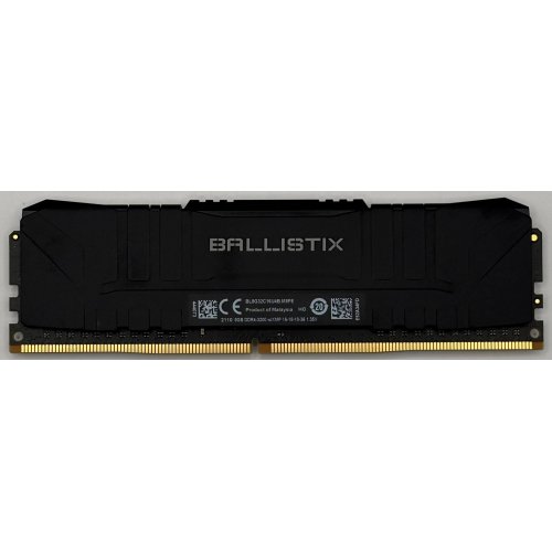 Озу Crucial DDR4 8GB 3200Mhz Ballistix Black (BL8G32C16U4B) (Восстановлено продавцом, 901679) купить в Украине | Telemart фото