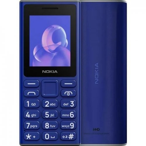 Кнопковий телефон Nokia 105 DS 2026 Blue купити в Україні | Telemart фото