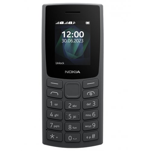 Кнопковий телефон Nokia 105 SS 2023 Charcoal купити в Україні | Telemart фото
