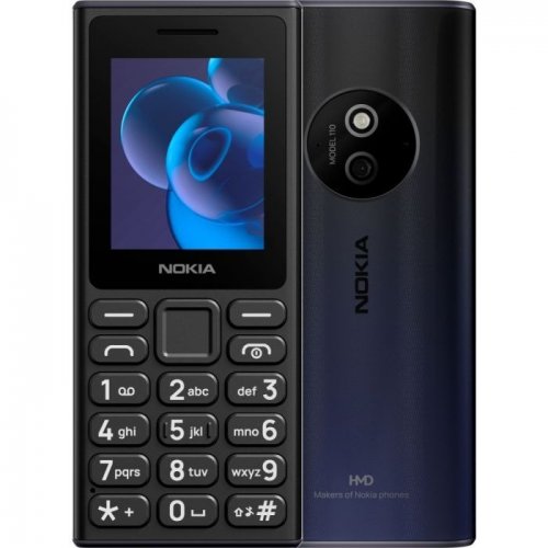 Кнопочный телефон Nokia 110 DS 2024 Black купить в Украине | Telemart фото