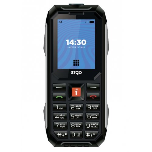 Кнопковий телефон ERGO E182 Energy Dual Sim Black купити в Україні | Telemart фото