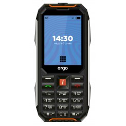 Кнопочный телефон ERGO E283 Energy Dual Sim Black/Orange