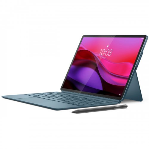 Планшет Lenovo Yoga Tab Plus Wi-Fi 16/256GB + Pen and Keyboard (ZAEG0008UA) Tidal Teal купить в Украине | Telemart фото