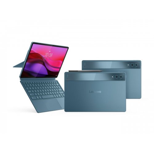 Планшет Lenovo Yoga Tab Plus Wi-Fi 16/256GB + Pen and Keyboard (ZAEG0008UA) Tidal Teal купить в Украине | Telemart фото