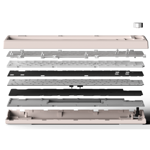 Уценка основание для клавиатуры FL ESPORTS DIY-barebone MK750 Wireless (MK750-4247) White (Вскрытая упаковка, 901867) купить в Украине | Telemart фото